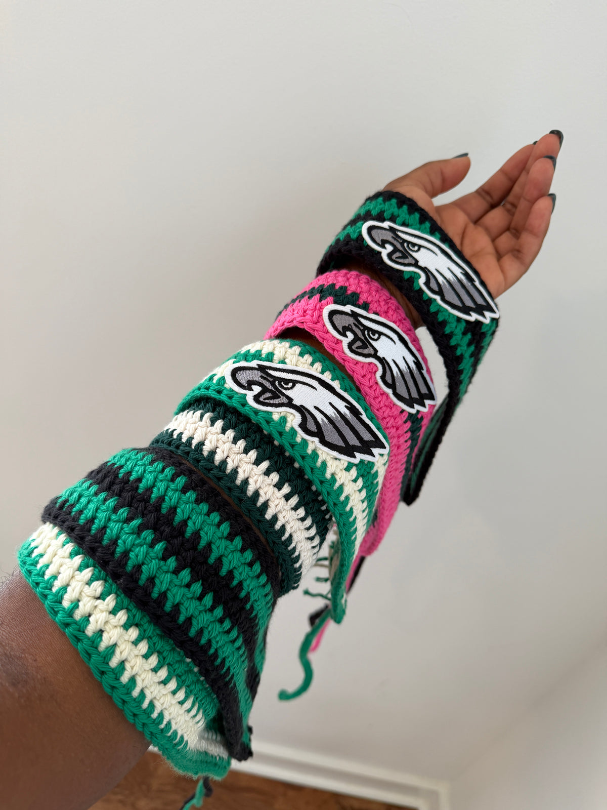Handmade Eagles Headband (with logo)